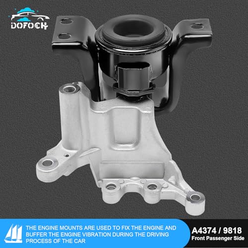 DOFOCH Engine Motor & Transmission Mount 4Pcs for 2013-2019 Nissan Sentra 1.8L AUTO CVT Replace# A7380 A7382 A7376 A4360 9818 9699 9717 9712 - Image 4