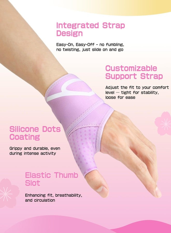 JAPSERUNA Wrist Brace for Carpal Tunnel with Soft Thumb Opening – Adjustable Compression Wrist Support for Women Men, Pain Relief for Wrist Pain, Tendonitis, Arthritis, Sprains – Day & Night, Typing, Sleeping - Image 4