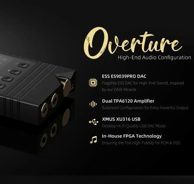 Onix Shanling Onix Overture XM5 MP3 Player Portable Music Player MP3 Player High-End Hifi Hi-res Audio Dual Bluetooth 5.2 DAC Ldac, XM5 Bk-Random Case - Image 5