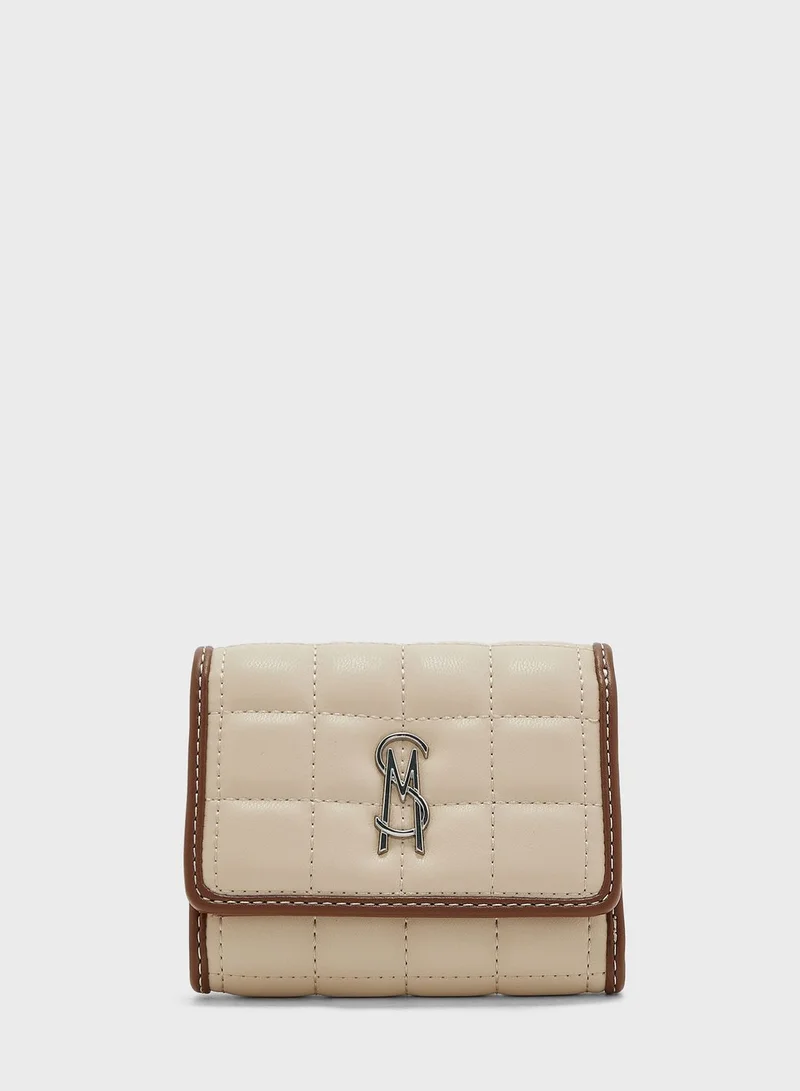 STEVE MADDEN Logo Detailed Flap Over Wallets