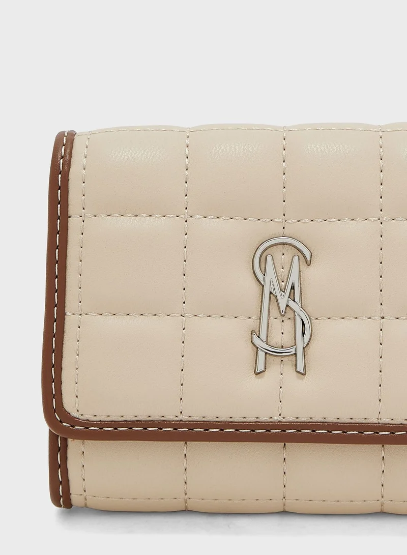 STEVE MADDEN Logo Detailed Flap Over Wallets