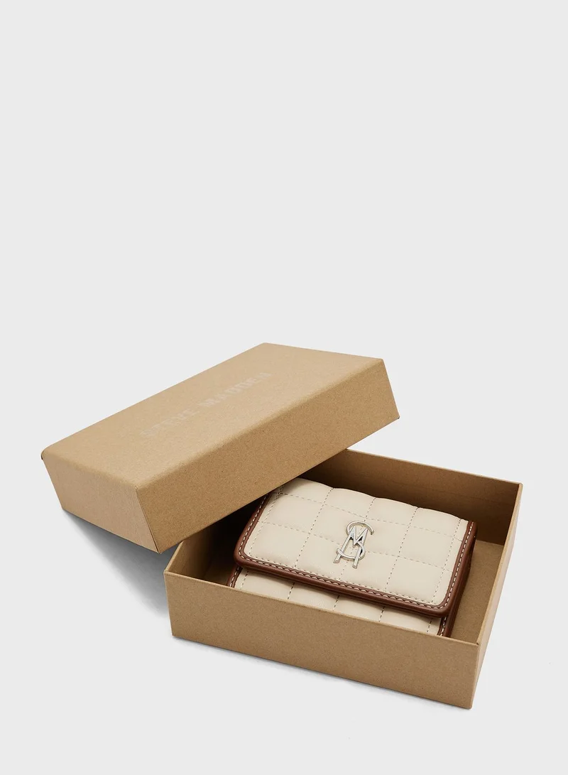 STEVE MADDEN Logo Detailed Flap Over Wallets