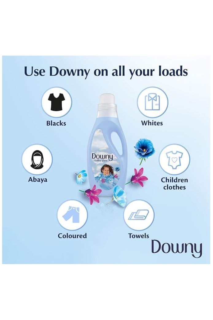 داوني منعم ملابس عادي برائحة نسيم الوادي، 27غسلة،  3 لتر - Image 2