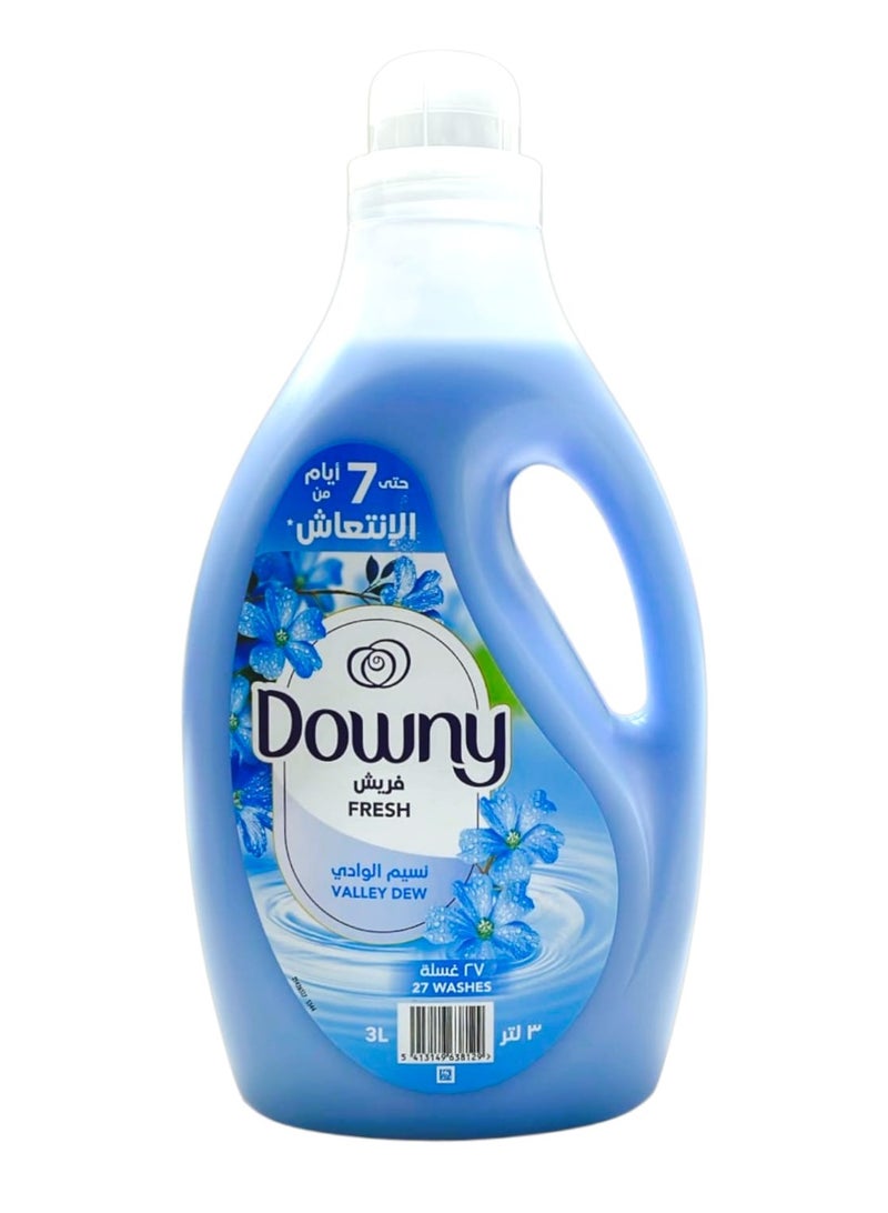 داوني منعم ملابس عادي برائحة نسيم الوادي، 27غسلة،  3 لتر - Image 1