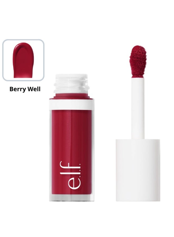 إلف أحمر خدود سائل كامو يدوم طويلاً، لون غني بالصبغة، يمنحكِ لمسة نهائية ناعمة وندية (بيري ويل) - Image 1