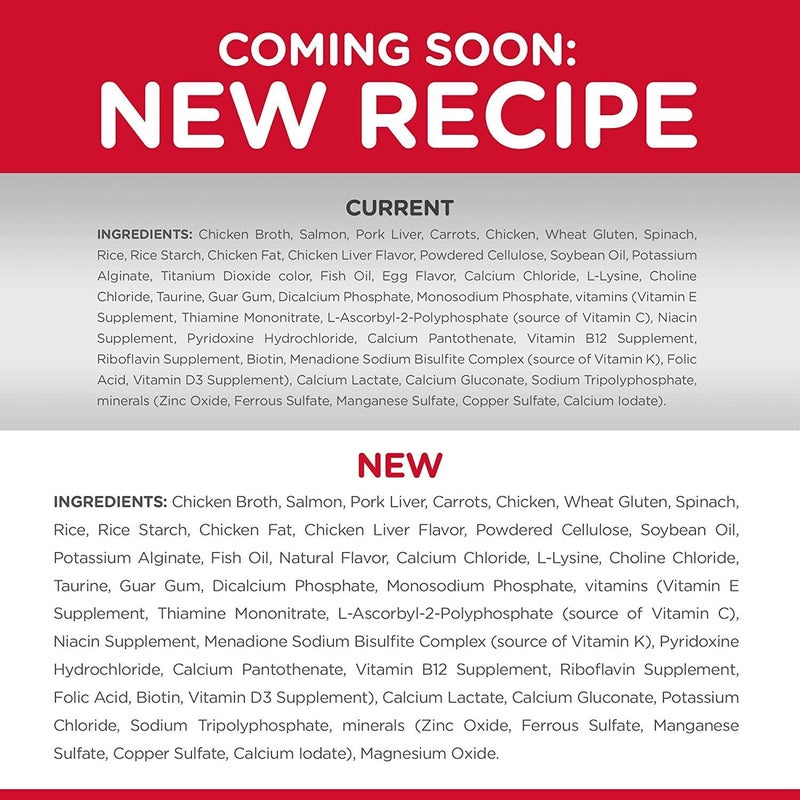 Hills هيلز ساينس دايت كوزين الصحية للبالغين 16 طعم رائع طعام قطط مبلل سمك السلمون المسلوق مزيج السبانخ 28 أونصة علبة 24 - Image 3