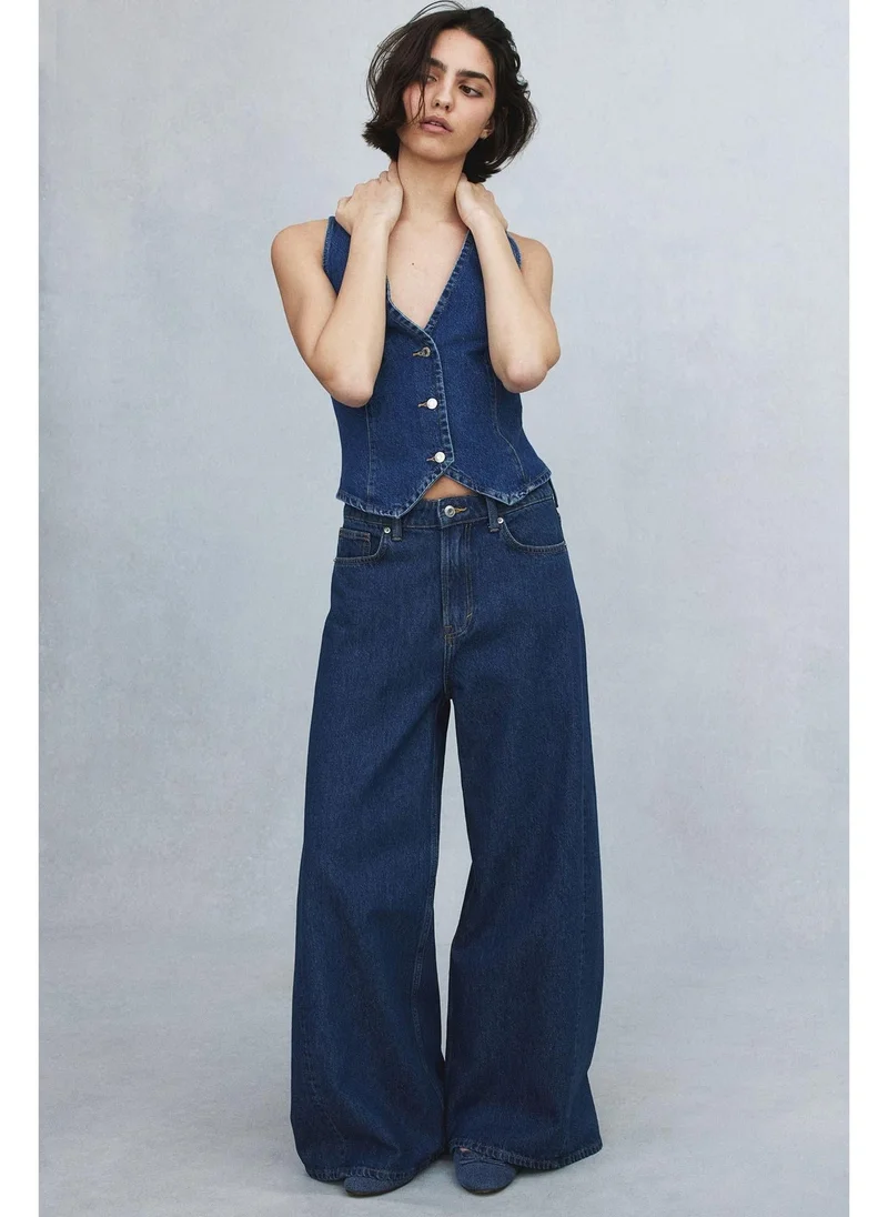 H&M Super Wide High Jeans
