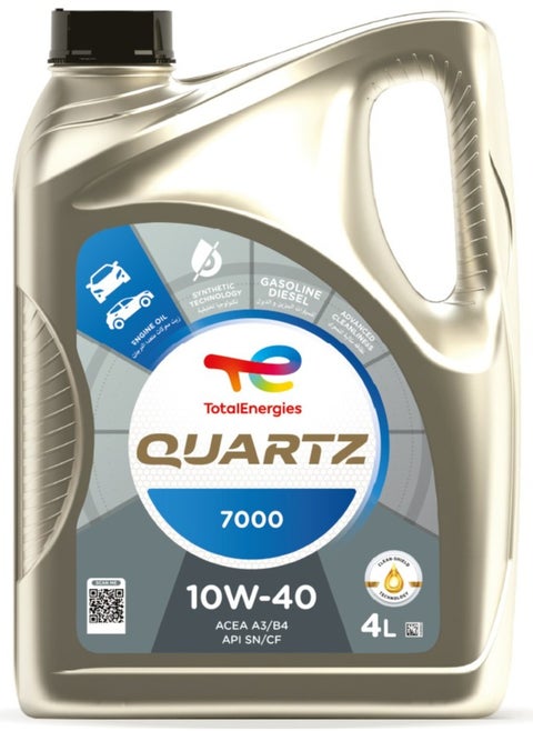 QUARTZ 7000 10W-40 Synthetic Technology - 4 Liters