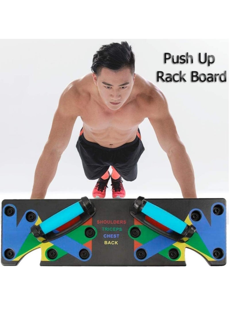 ELTRAZONE 18 in1 Push Up System Fitness Workout Training Gym Exercise Stands - Image 2
