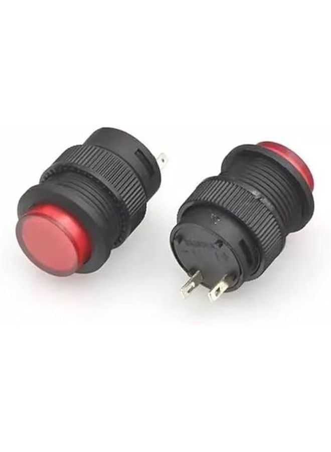 5PCS Self Locking 16MM Latching Momentary Push Button Switch 4Pin R16 503 - Image 4