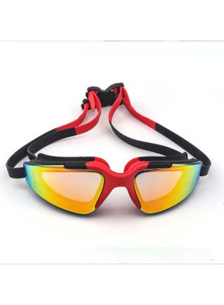 QSHOP ® swimming goggles with clear vision lenses and a snap-back