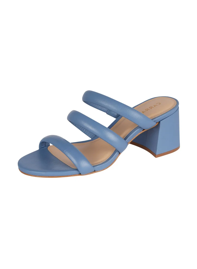 CARRANO Carrano Ladies Open Back Strappy Heeled Mules 312021 Cab0515