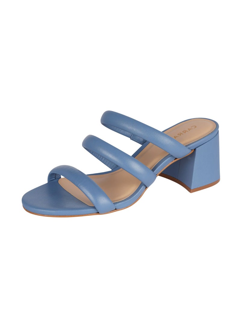 Carrano Ladies Open Back Strappy Heeled Mules 312021 Cab0515 - Image 3