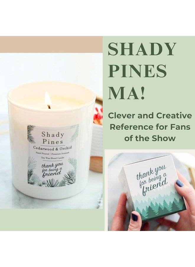 Chillkat Chillkat Shady Pines Candle, Thank You for Being a Friend, Cedarwood and Orchid  - Image 4