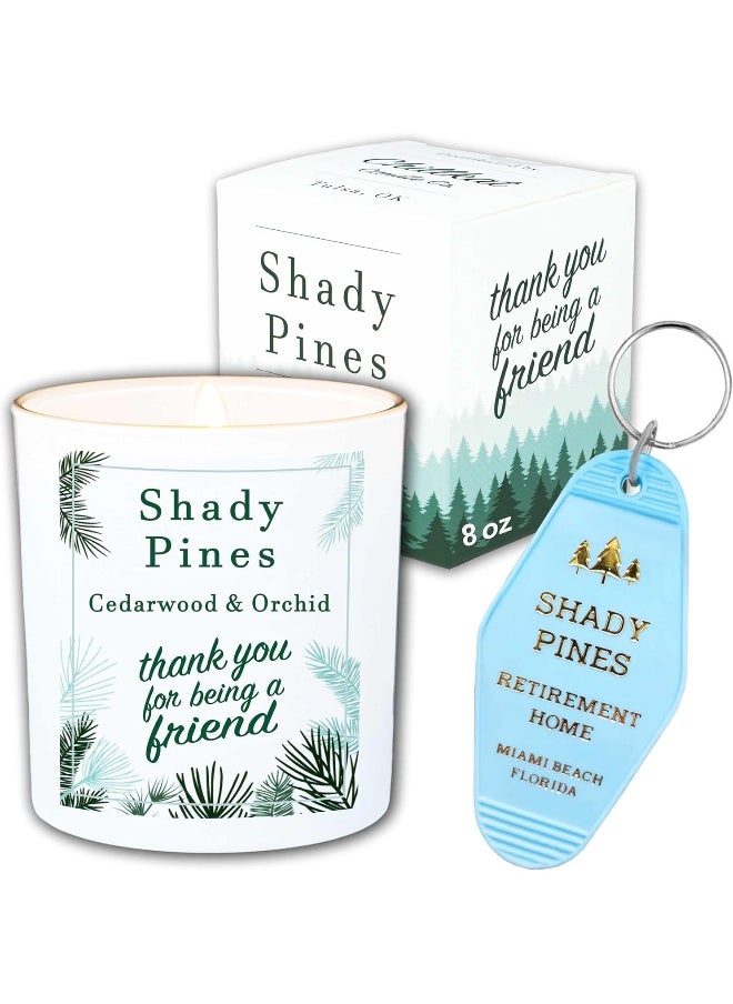 Chillkat Chillkat Shady Pines Candle, Thank You for Being a Friend, Cedarwood and Orchid  - Image 1