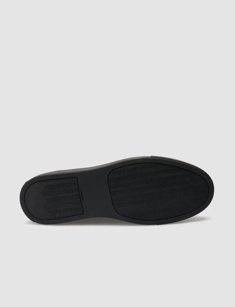 Cabani Leather Black Crocodile Men's Sneakers