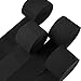 PartyWoo Black Crepe Paper Streamers 4 Rolls 328 ft Pack of Black Crepe Paper for Graduation Halloween New Year Anniversary Birthday Party Decorations 18 Inch x 82 FtRoll Black19 - Image 3