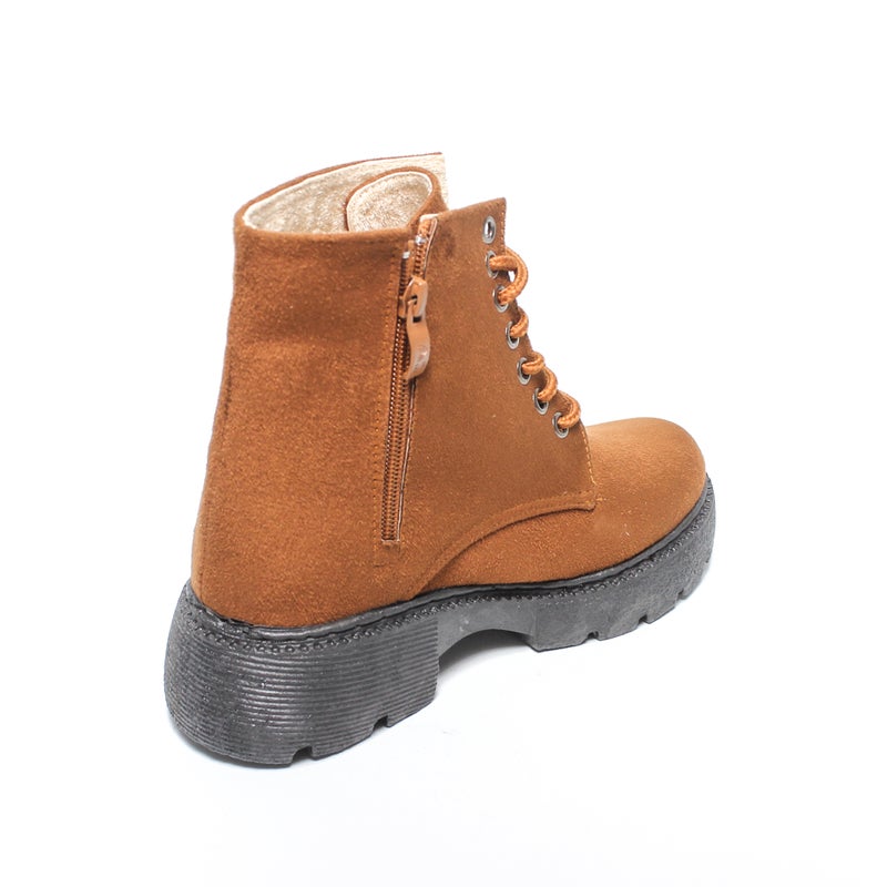 Glitter Women Half-Boots - Camel - Image 4