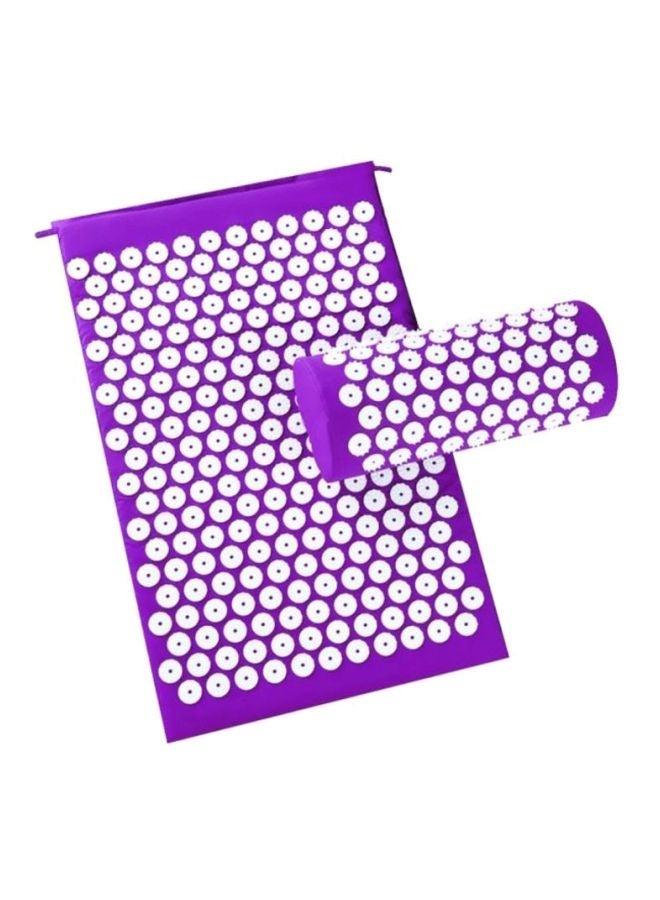 NIBEMINENT Acupressure Massager Mat With Pillow - Image 1