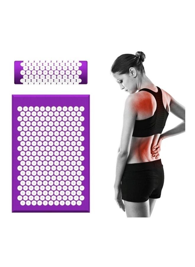 NIBEMINENT Acupressure Massager Mat With Pillow - Image 2