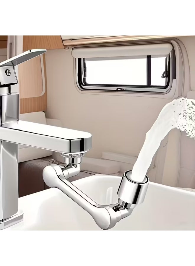 Kitchen and bathroom faucet nozzle rotates 1080 degrees - Image 1