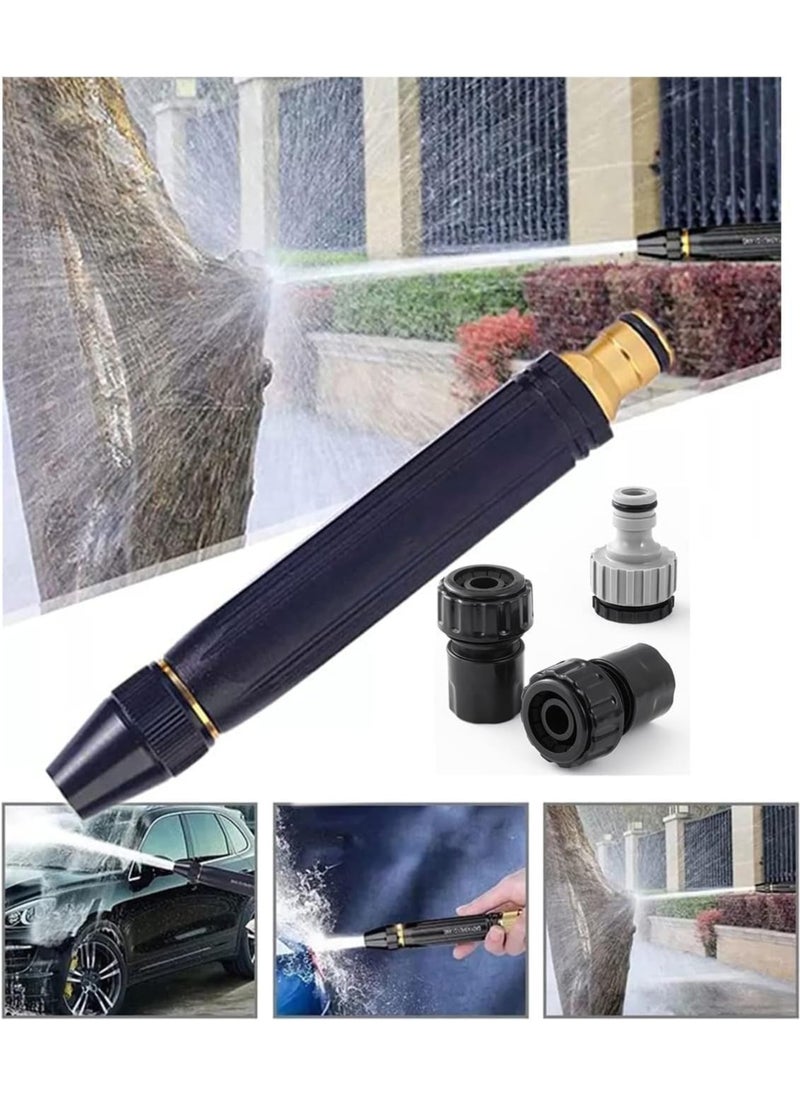 RATSAW Upgrade Car Washing High Pressure Water Gun Nozzle Garden Hose Nozzle Spray High Pressure Metal Water Gun Sprinkler Adjustable Metal Nozzle  - Image 1