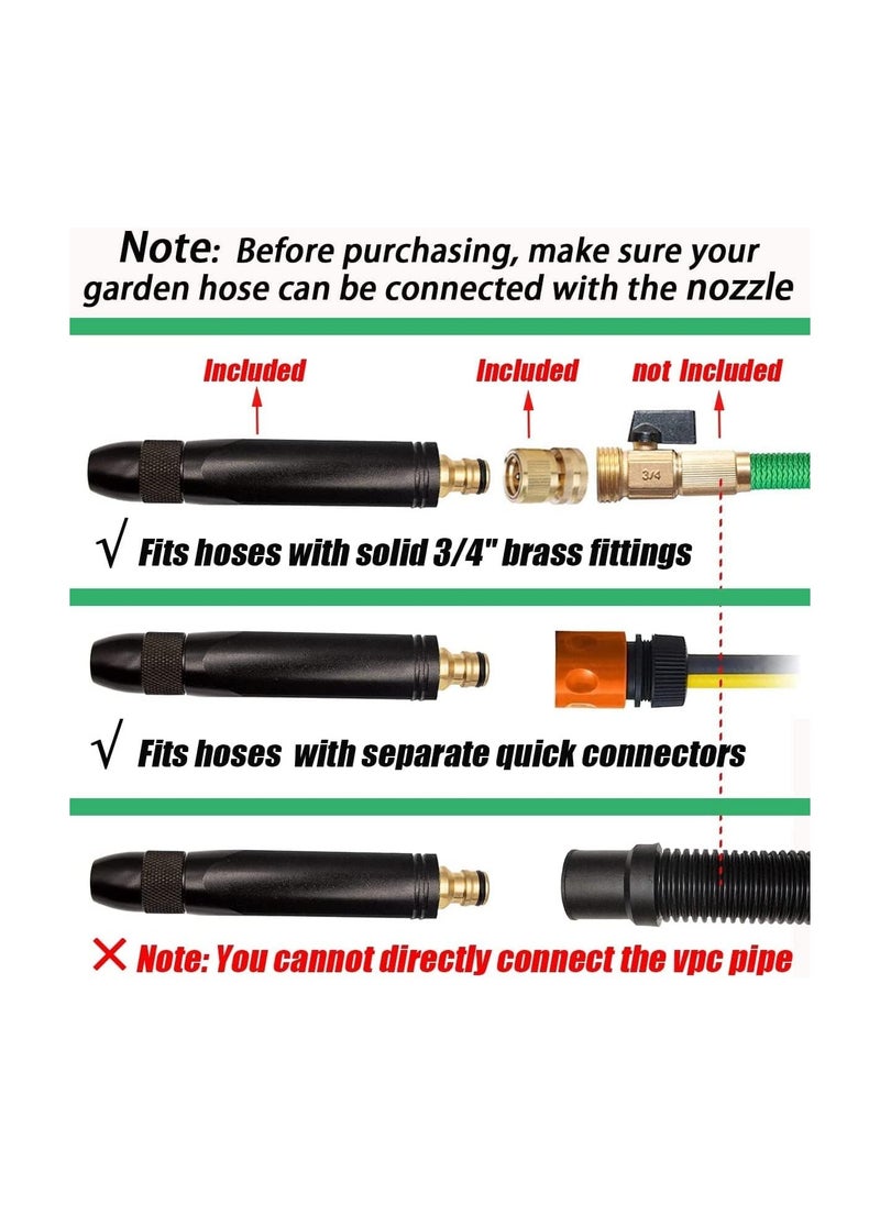 RATSAW Upgrade Car Washing High Pressure Water Gun Nozzle Garden Hose Nozzle Spray High Pressure Metal Water Gun Sprinkler Adjustable Metal Nozzle  - Image 2