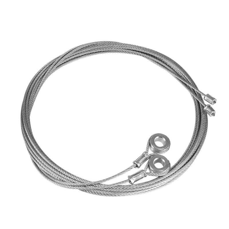 Cable Wire Fits Most Trailer Ramp Door Enclosed Cargo Trailer Ramp Door Spring Cable Wire  150 Inch Long 2Pack