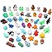MONJITA 50 pcs Mini 3D Printed Animal Figurines Flexible Articulated Fidget Toys Cute Desk Decor Party Favors Goodie Bag Stuffers Gifts for Kids Carnival Prizes Graduation Rewards 50pcs - Image 2