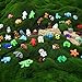 MONJITA 50 pcs Mini 3D Printed Animal Figurines Flexible Articulated Fidget Toys Cute Desk Decor Party Favors Goodie Bag Stuffers Gifts for Kids Carnival Prizes Graduation Rewards 50pcs - Image 4