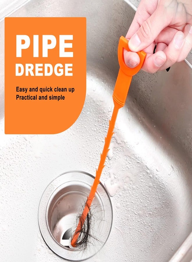 QUIUMES Drain Clog Remover, Effective Drain Snake Hair Drain Clog Remover, Ideal Drain Cleaner For Sinks, Showers, And Tubs - Flexible And Durable 6Pack 20inch Length For Easy Use. - Image 3