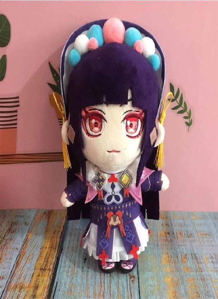 Eckek - Anime Lumine Plush Doll Toy Kunikuzushi YeLan Keqing Game Cute Soft Stuffed Pillow Kids Gift 20cm - Image 1