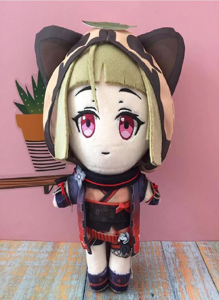 Eckek - Anime Lumine Plush Doll Toy Kunikuzushi YeLan Keqing Game Cute Soft Stuffed Pillow Kids Gift 20cm - Image 1