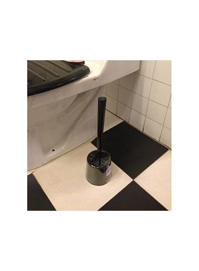 promass Bolmen Toilet Brush/Holder, Black, 14.02X4.29X4.09 Inch - Image 4