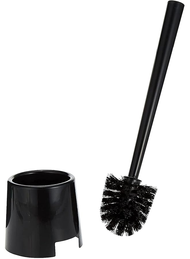 promass Bolmen Toilet Brush/Holder, Black, 14.02X4.29X4.09 Inch - Image 1