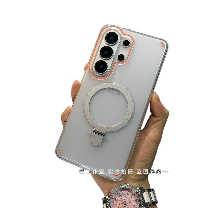 غطاء هاتف | حماية من السقوط | مقاوم للصدمات لـ Samsung Galaxy S24 | أبيض TPU - Image 1