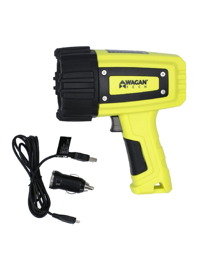 WAGAN Long-Lasting Lithium-Ion Battery Waterproof 4 V Britenite Plastic LED Spotlight Yellow R600  - Image 2