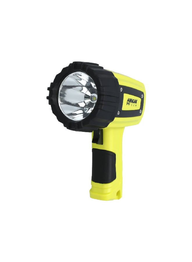 WAGAN Long-Lasting Lithium-Ion Battery Waterproof 4 V Britenite Plastic LED Spotlight Yellow R600  - Image 1