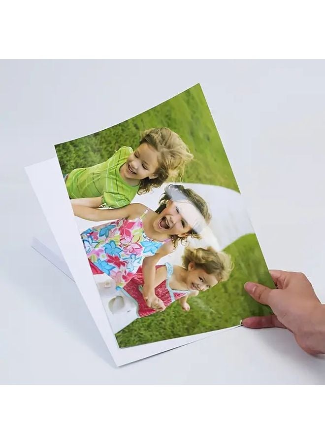 ورق صور A4 عالي اللمعان 30 ورقة 230 جرامًا وجه واحد لطابعات الحبر - Image 4