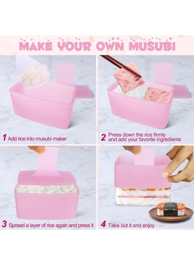 Onigiri مثلث كرة الأرز صانع مجموعة - 3 حزمة السوشي القالب للأطفال غداء بنتو، DIY - Image 3