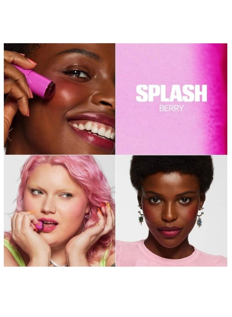 MILK MAKEUP Milk Makeup Blush Jelly Tint - Splash Berry Plum 5g  - Image 3