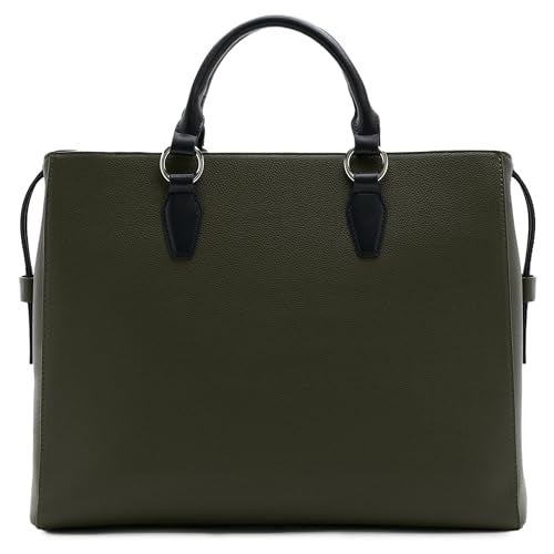 Miraggio Oversized Melissa Tote Bag for Women with Adjustable & Detachable Sling Strap | Fits Upto 16" Laptop | Tote Bags for Women For Office Use, Work (Green) - Image 5