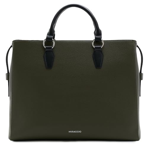 Miraggio Oversized Melissa Tote Bag for Women with Adjustable & Detachable Sling Strap | Fits Upto 16" Laptop | Tote Bags for Women For Office Use, Work (Green) - Image 4