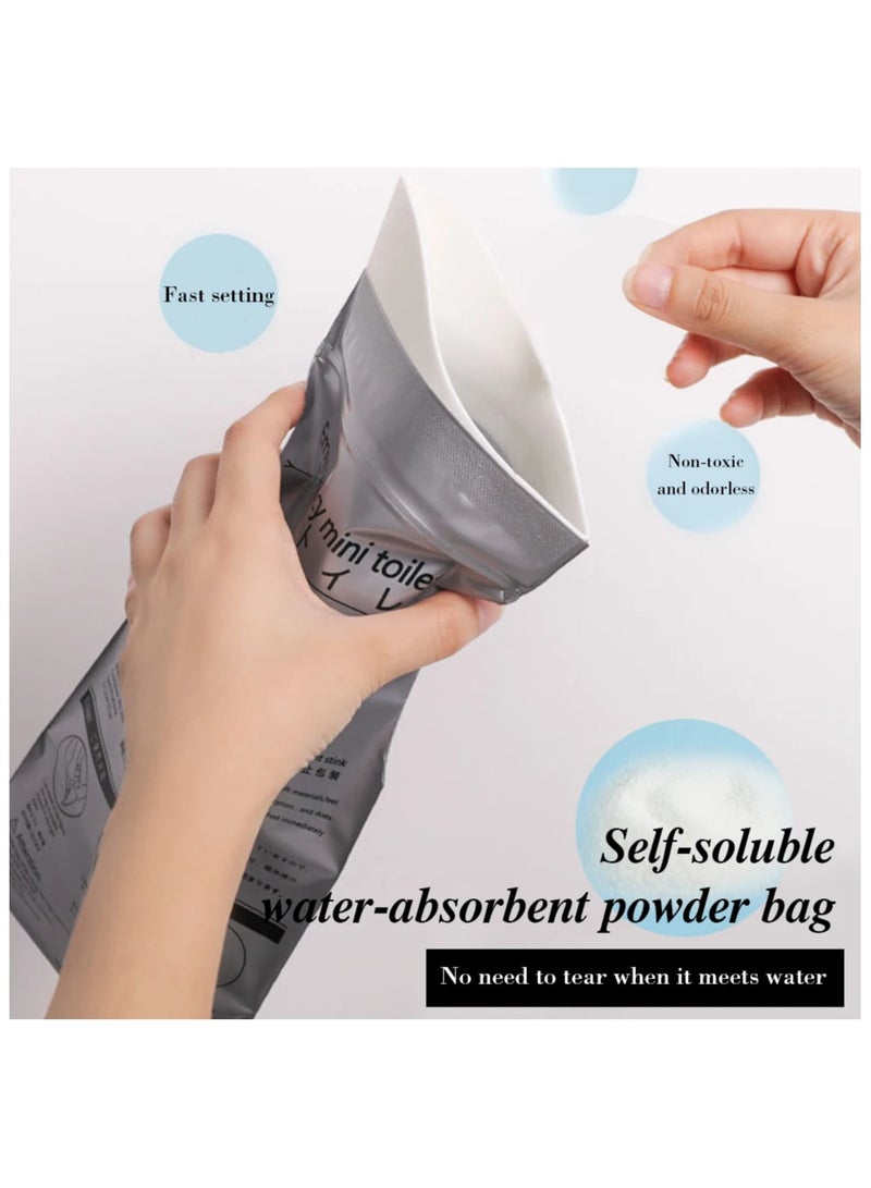 20 Pieces Disposable Urine Bags for Urinate, 700ML Large Capacity Camping Pee Bags, Unisex Urinals Vomit Bags for Travel Urinal Toilet Traffic Jam Emergency Portable Toilet Bee Bag Outdoor Emergency Urinate Bags Disposable Piss Bag Travel Mini Mobile Toilet for Men Women Kids Patient - Image 2