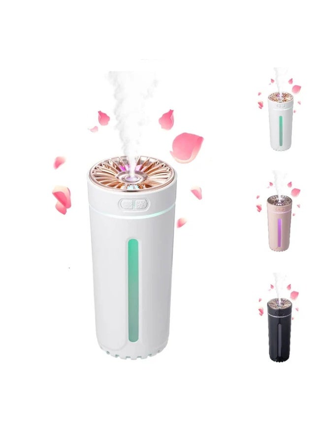 Ultrasonic Car Diffuser with Auto Shut Off Ambient Light & Quiet Mist – Portable Essential Oil Humidifier for Cars, Office, or Travel – Cup Holder Compatible & One-Touch Operation - Image 3