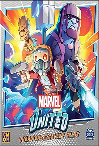 CMON Marvel United Guardians of The Galaxy Remix Expansion Tabletop Miniatures Game Cooperative Game for Adults and Kids Ages 14 14 Players Avg Playtime 40 Mins Made by CMON - Image 1