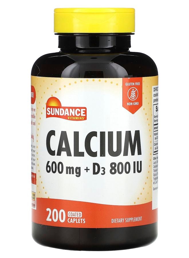 Sundance Calcium + D3 200 Coated Caplets