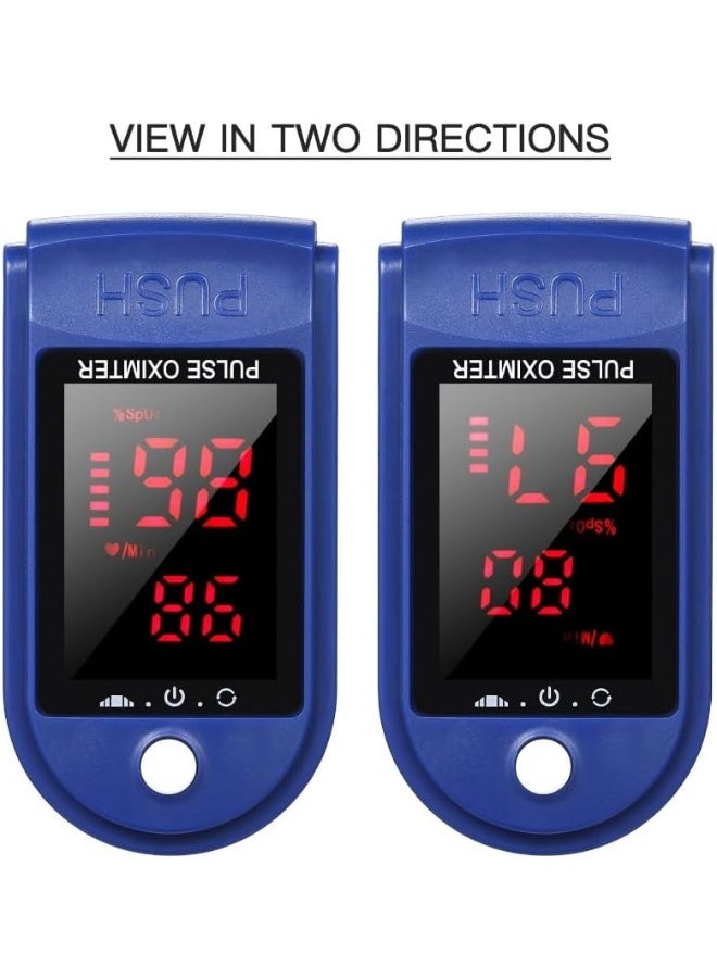 Pulse Oximeter جهاز قياس الأكسجين في الدم والنبض الرقمي الأصلي – صغير الحجم مع مؤشر التروية الدموية - Image 3