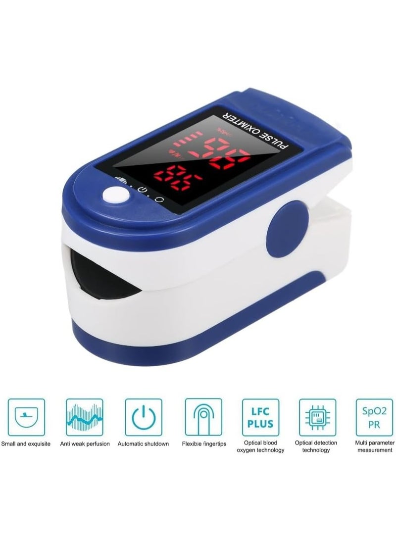 Pulse Oximeter جهاز قياس الأكسجين في الدم والنبض الرقمي الأصلي – صغير الحجم مع مؤشر التروية الدموية - Image 4
