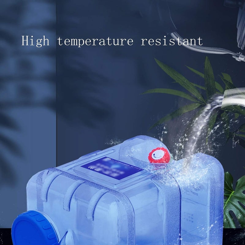 QIQI Water Storage Containers-Water Tank Water Storage Tank|Plastic Water Tank|Portable 10L15L20L Optional|Indoor And Outdoor (Color : Blue, Size : 20L) - Image 5